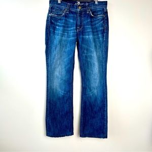 Seven 7 For All Man Kind Flynt Bootcut Jeans Medium Wash SZ 31